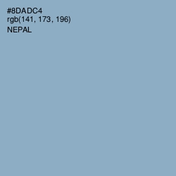 #8DADC4 - Nepal Color Image