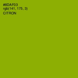 #8DAF03 - Citron Color Image