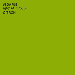 #8DAF05 - Citron Color Image