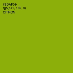 #8DAF09 - Citron Color Image