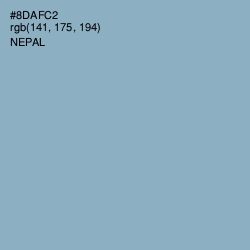 #8DAFC2 - Nepal Color Image