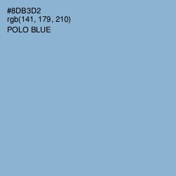 #8DB3D2 - Polo Blue Color Image