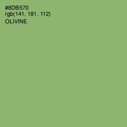 #8DB570 - Olivine Color Image