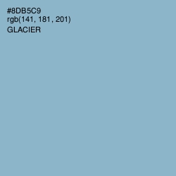 #8DB5C9 - Glacier Color Image