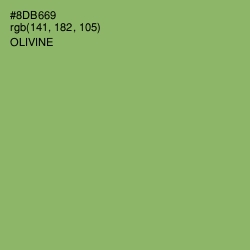 #8DB669 - Olivine Color Image