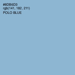 #8DB6D3 - Polo Blue Color Image