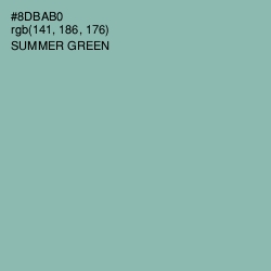 #8DBAB0 - Summer Green Color Image