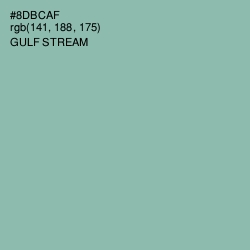 #8DBCAF - Gulf Stream Color Image