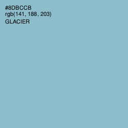 #8DBCCB - Glacier Color Image