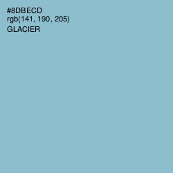 #8DBECD - Glacier Color Image