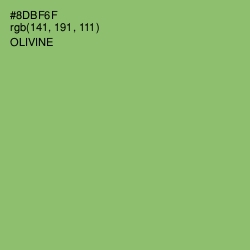 #8DBF6F - Olivine Color Image