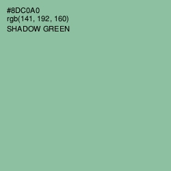 #8DC0A0 - Shadow Green Color Image