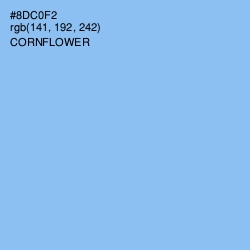 #8DC0F2 - Cornflower Color Image