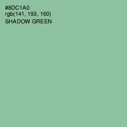 #8DC1A0 - Shadow Green Color Image