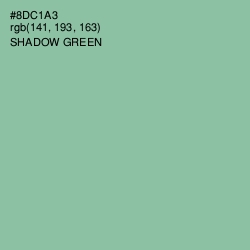 #8DC1A3 - Shadow Green Color Image