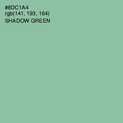 #8DC1A4 - Shadow Green Color Image