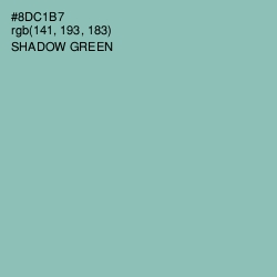 #8DC1B7 - Shadow Green Color Image