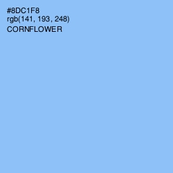 #8DC1F8 - Cornflower Color Image
