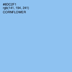 #8DC2F1 - Cornflower Color Image