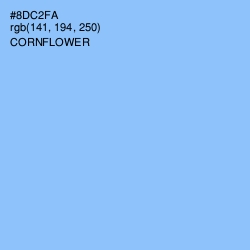 #8DC2FA - Cornflower Color Image