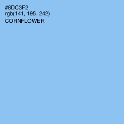 #8DC3F2 - Cornflower Color Image