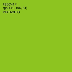 #8DC41F - Pistachio Color Image