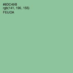 #8DC49B - Feijoa Color Image