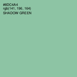 #8DC4A4 - Shadow Green Color Image