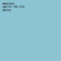 #8DC4D4 - Half Baked Color Image