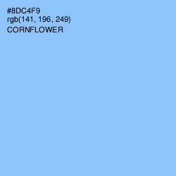 #8DC4F9 - Cornflower Color Image