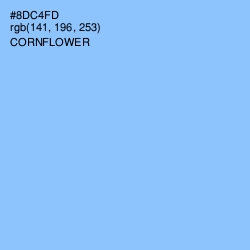 #8DC4FD - Cornflower Color Image