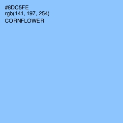 #8DC5FE - Cornflower Color Image