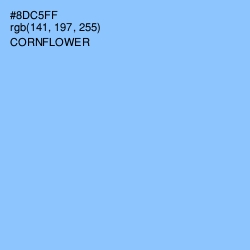 #8DC5FF - Cornflower Color Image