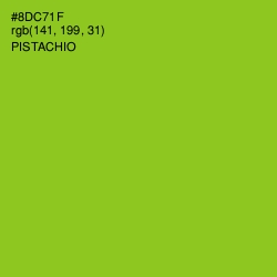 #8DC71F - Pistachio Color Image