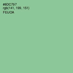 #8DC797 - Feijoa Color Image