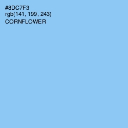 #8DC7F3 - Cornflower Color Image