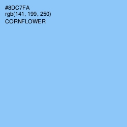 #8DC7FA - Cornflower Color Image