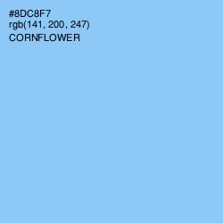 #8DC8F7 - Cornflower Color Image