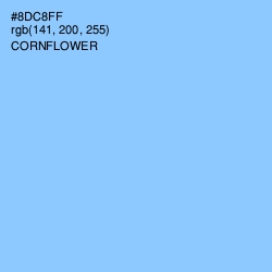 #8DC8FF - Cornflower Color Image