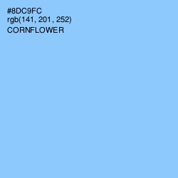 #8DC9FC - Cornflower Color Image