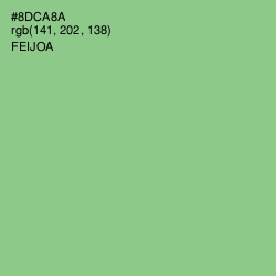 #8DCA8A - Feijoa Color Image