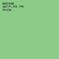 #8DCB8B - Feijoa Color Image