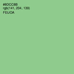 #8DCC8B - Feijoa Color Image