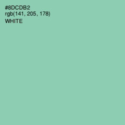 #8DCDB2 - Vista Blue Color Image