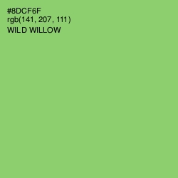 #8DCF6F - Wild Willow Color Image