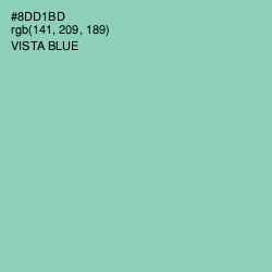 #8DD1BD - Vista Blue Color Image