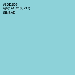 #8DD2D9 - Sinbad Color Image