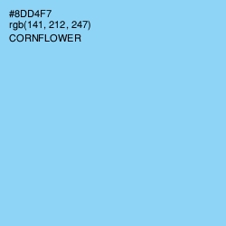 #8DD4F7 - Cornflower Color Image