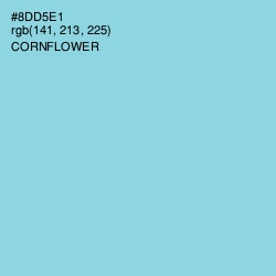 #8DD5E1 - Cornflower Color Image