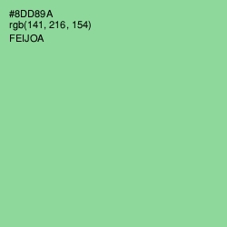 #8DD89A - Feijoa Color Image